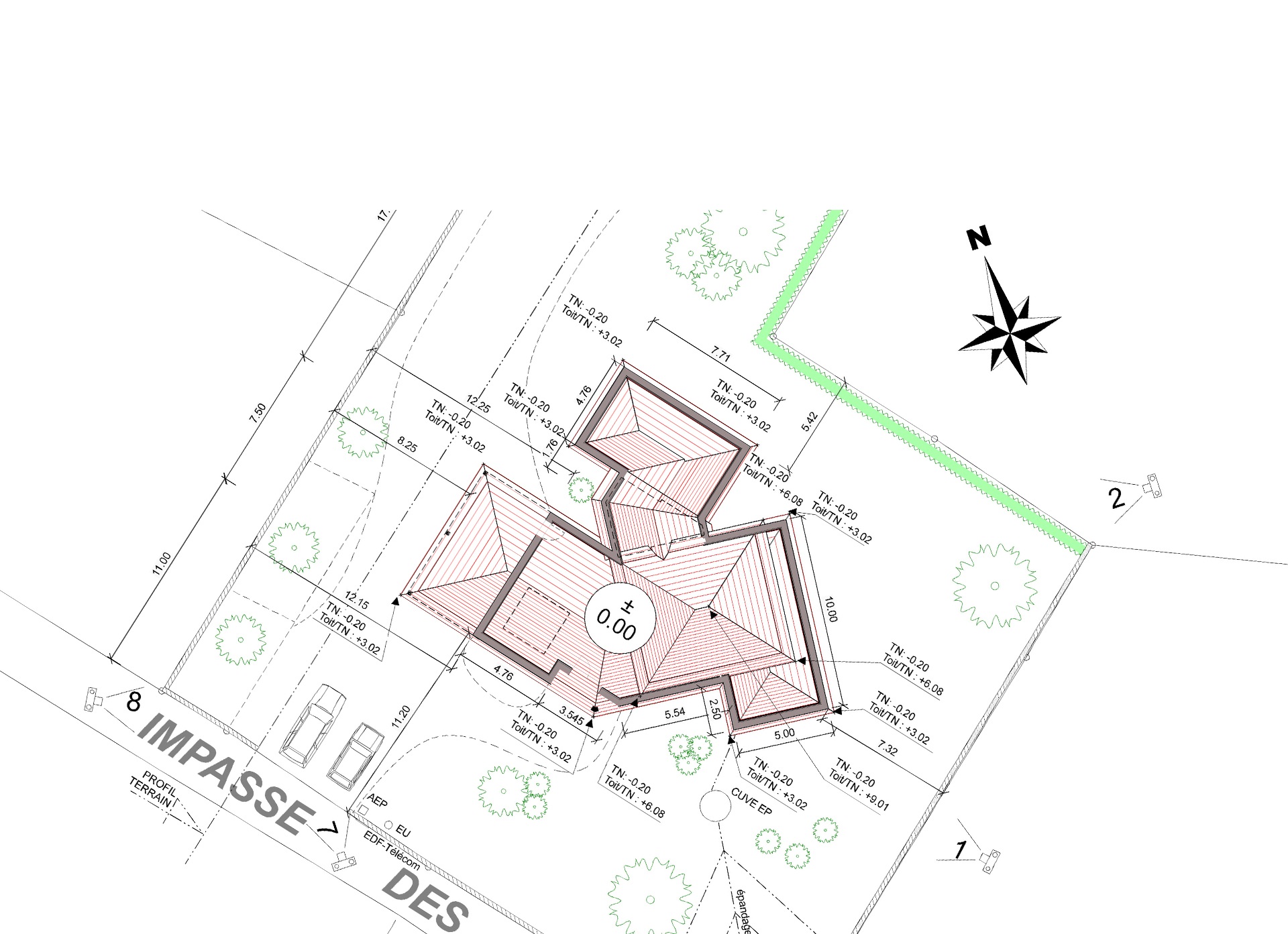Plan de masse exemple