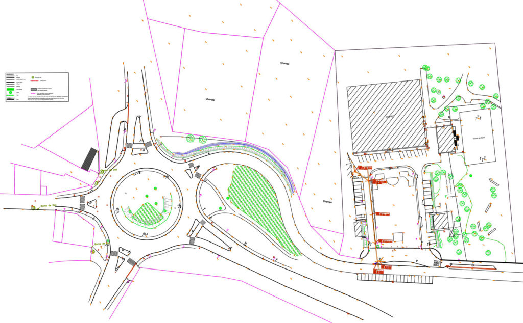 Plan topographique